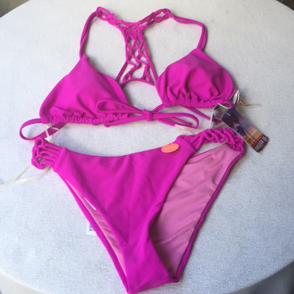 Forever 21 purple bikini